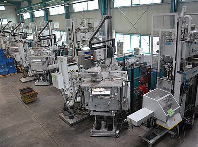 Aluminium Druckgussmaschinen mit 2500 kn bis 8800 kn Schließkraft