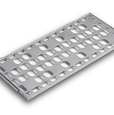 Die-cast aluminum machine tray